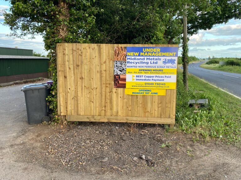 Metal Yard Near A52 and A46